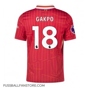 Liverpool Cody Gakpo #18 Replik Heimtrikot 2024-25 Kurzarm